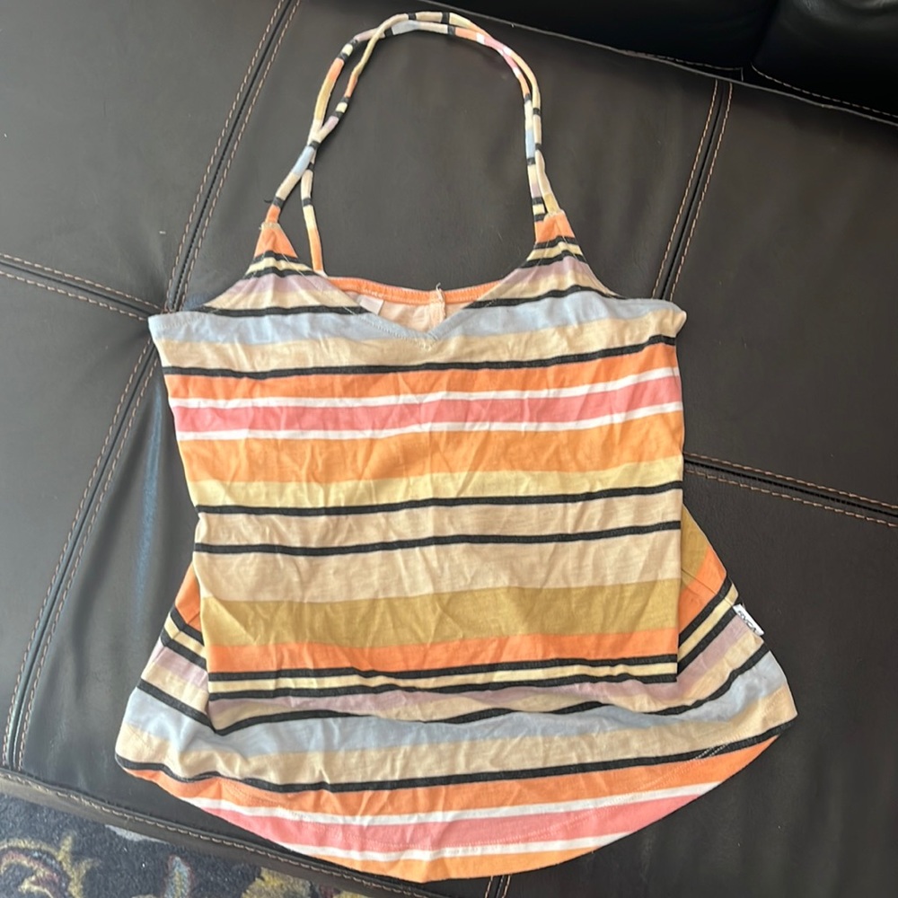 RVCA striped tank top